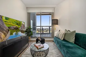 Image of High-Rise Balcony Unit with City Views Gym Pool