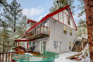 Image of Secluded lake view home with private beach access & game room