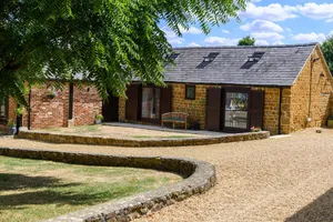 Image of Luxury Barn conversion in village farm setting.