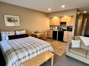 Image of D114 · Lovely Studio apt. Beautiful River & Loon Mtn view