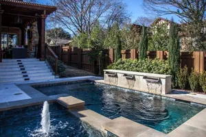 Image of E Dallas Family Home with Pool, Spa, Outdoor Fire