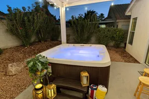 Image of COZY DESERT RETREAT- SPA- POOL TABLE - RAIDER TIX PACKAGES-SMALL PET OK
