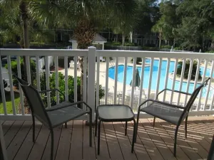Image of A16 Ocean Walk 1 bdrm sleeps 5 next to pool upstairs unit two full size beds full kitchen