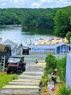 Image of Lake view retreat steps to Badin Lake! Pool, Beach, Restaurant\/Bar & Boat Launch
