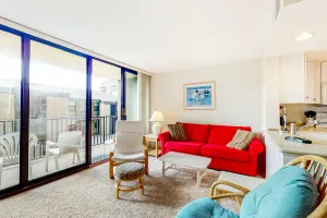Image of Sea Colony Second-Floor Condo with Shared Gym, Tennis & Elevator