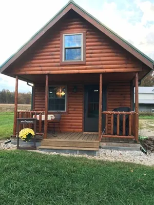 Image of Log Cabin in Farm Country in Portage County