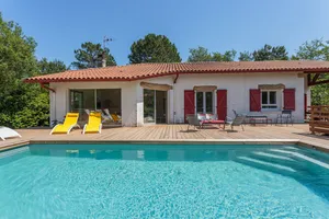 Image of LANDAGAINA Villa with heated pool and garden Guethary close to Biarritz