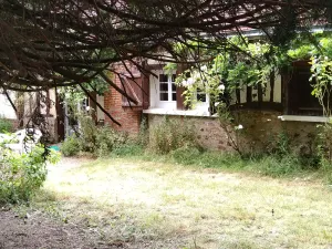 Image of Renovated old house, rural setting.