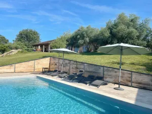 Image of Dordogne Holiday home in the heart of nature, swimming pool and magnificent view, sleeps 12
