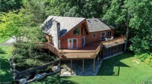 Image of Beautiful serene lake house in the foothills, great for couples or families.