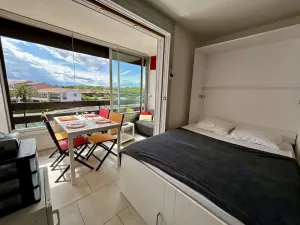 Image of Studio cabine 4 pers avec piscine et parking - FR-1-225D-223
