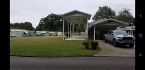 Image of RV site on Withlacoochee bike trail 46 miles long