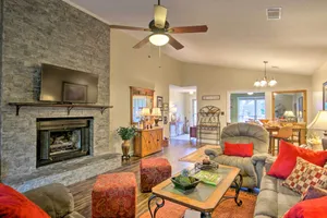 Image of Cozy Greenwood Condo w\/ Patio - 2 Mi to Downtown!