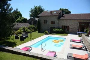 Image of Gite, large capacity, services, pool, Jacuzzi, sauna, relaxation, activities