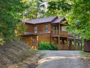 Image of Nestled in a scenic backdrop with captivating mountain valley view