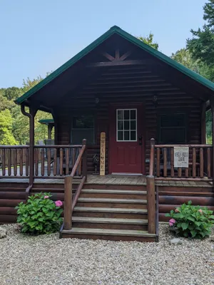 Image of Mohican Springs Cabin, in the heart of Mohican State Park. Serenity & Seclusion
