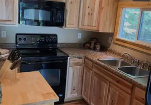 Image of Northwoods Lakeside Cabin on Pristine Fishing Lake