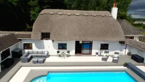 Image of Luxury villa for 22 people with pool, jacuzzi, large garden and private pub!