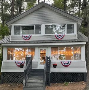 Image of Cozy 3 bedroom seasonal cottage with very short walk to private community beach