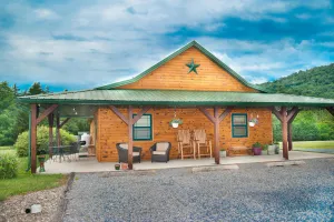 Image of Luxury cabin with mountain views