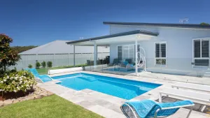 Image of McGrath welcomes you to Casa Azul with heated pool