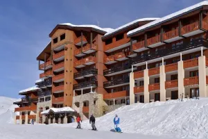 Image of 150m from resort center, 1st floor, view ski slopes, tv, ski locker, 35m², La Plagne