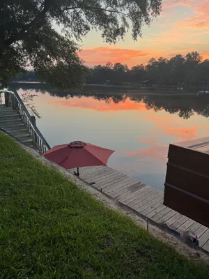 Image of Lakefront Paradise with boat dock