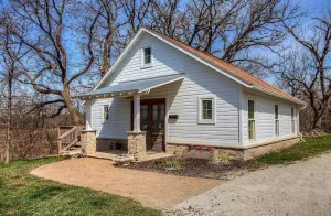 Image of The Corn Crib Is A Fully Furnished Rental Cabin In The City, With A Country View