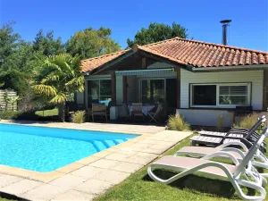 Image of SPACIOUS VILLA 6 PEOPLE WITH HEATED SWIMMING POOL AND WIFI, GOLF AND BEACH WALK.