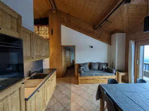 Image of Apartment, Bisanne - Les Saisies, at the foot of the slopes, swimming pool, panoramic view