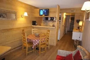 Image of Arc 1800, beautiful apartment for 5 people, chalet style, superb south west view, departure from the slopes