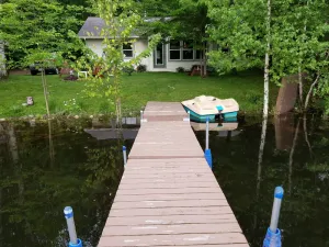 Image of Lake House Located in a Peaceful Quiet Bay on Long Lake