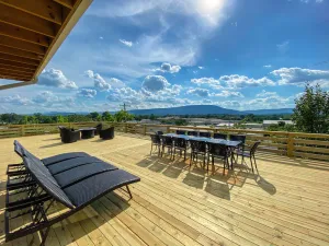 Image of Made to Entertain with HUGE swim spa fire pit, pong\/pool\/air hockey, BBQ, & much
