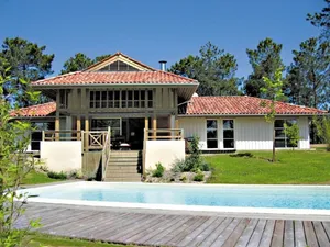 Image of Moliets Landes Villa 10 pers. Heated Swimming Pool, Near Ocean and Golf