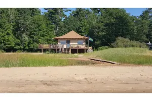 Image of Beachhouse On Beautiful Sand Beach Near Escanaba
