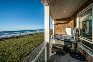 Image of Oceanfront condo with private hot tub, ocean views, and high-speed WiFi