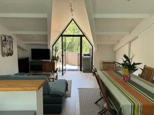 Image of Large luxury apartment near the ocean with terrace between sea, golf course and lake