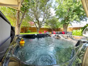 Image of Spacious & Serene  w\/ Hot Tub + Arcade + Ping-Pong + Fire Pit