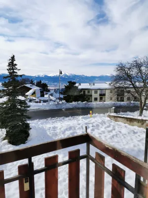Image of 5 min from ski lifts T2 of 45 m2 with magnificent view+ garage+wifi