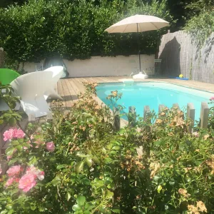 Image of Charming town house with pool and garden