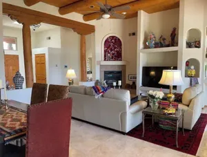 Image of Light-filled New Mexican Villa with Mountain Views