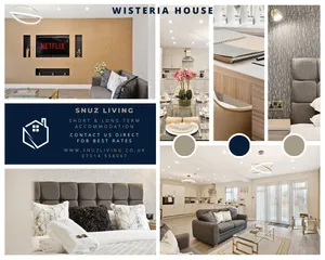 Image of Luxurious 4 Bed House, Solihull, NEC, Airport, Business & Leisure Stays - Wisteria House