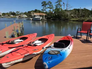 Image of Kayaks, Fishing, Waterfront cabin w\/ private dock