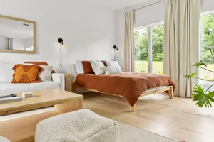 Image of Modern Tranquil Retreat on Fruit Orchard