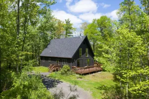 Image of Stony Kill Cabin: A-Frame Kerhonkson Getaway with Modern Kitchen & Firepit