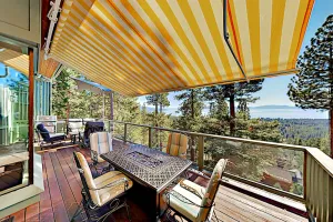 Image of Custom, luxe condo with panoramic lake\/mountain views & fireplaces