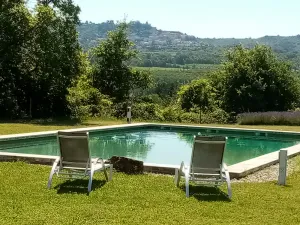 Image of Charming gite 2 pers in Luberon, quiet, panoramic view, swimming pool, fireplace