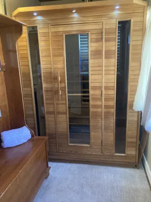 Image of Gingerbread Retreat Rejuvenating Respite - Infrared Sauna - Yard