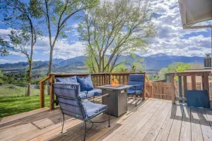 Image of Kings Overlook Hot Tub w Pikes Peak Views