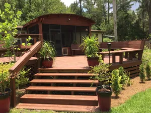 Image of Lake House by Idyllic Santa Fe Lake in Melrose FL